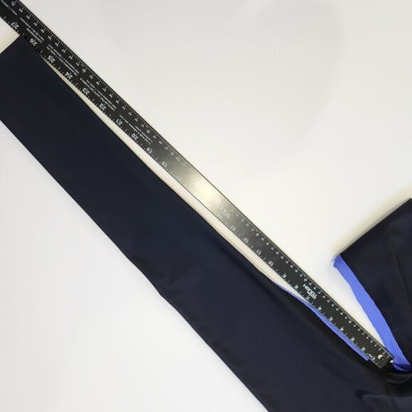 Peloton Show Up Rib Leggings Womens Small Black Purple Full Length Spin Cycling - Picture 8 of 9